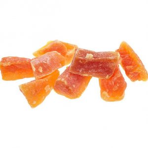 Papaya Deshidratată Tăiată Cubulețe